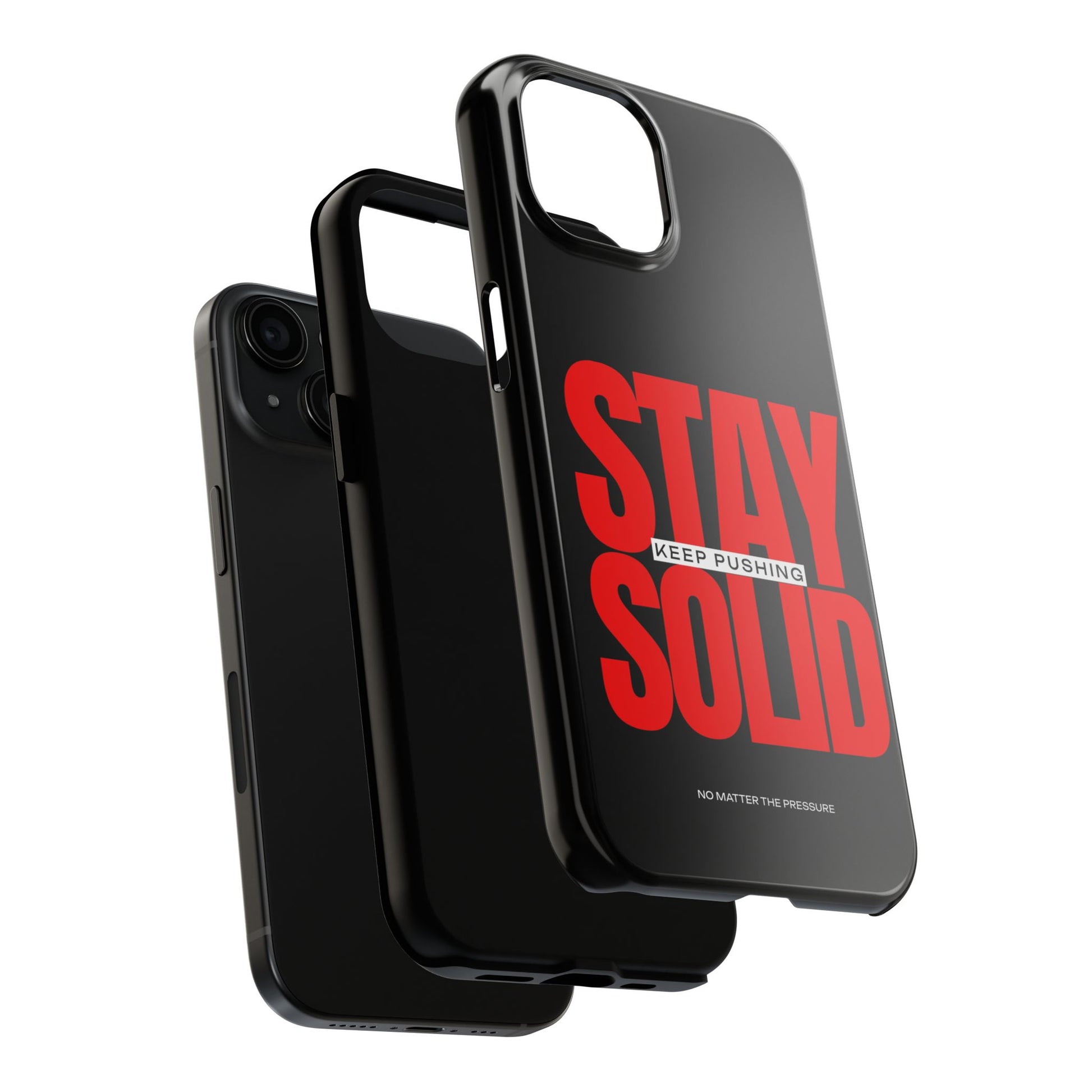 “Stay Solid” Motivational Tough iPhone Case - CaseBud