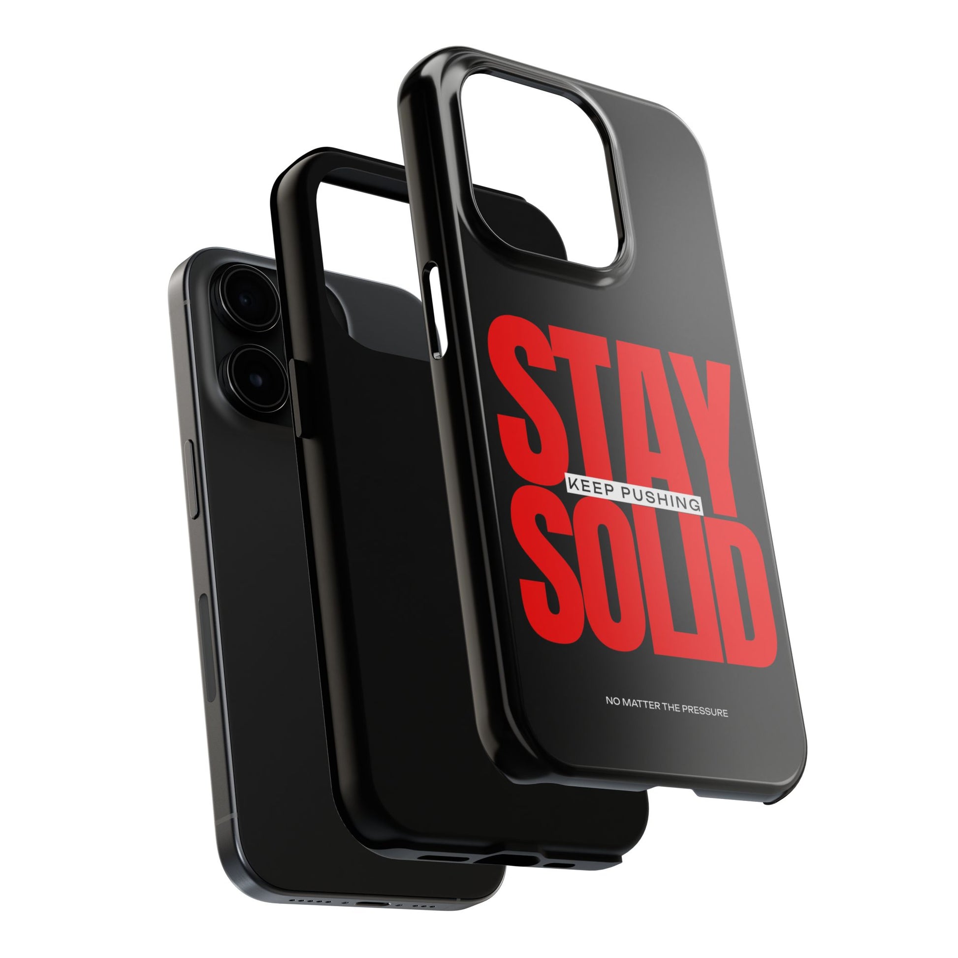 “Stay Solid” Motivational Tough iPhone Case - CaseBud