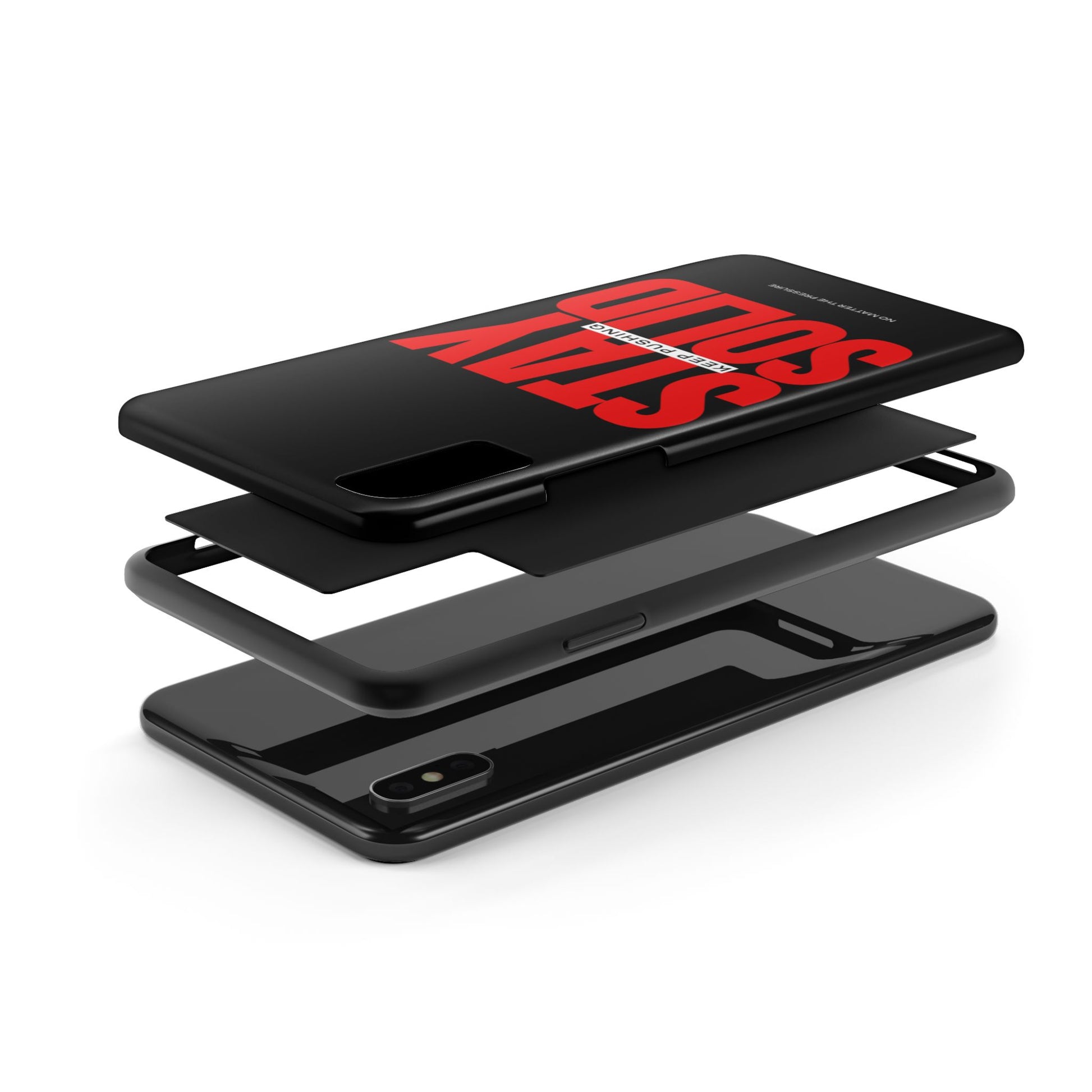 “Stay Solid” Motivational Tough iPhone Case - CaseBud