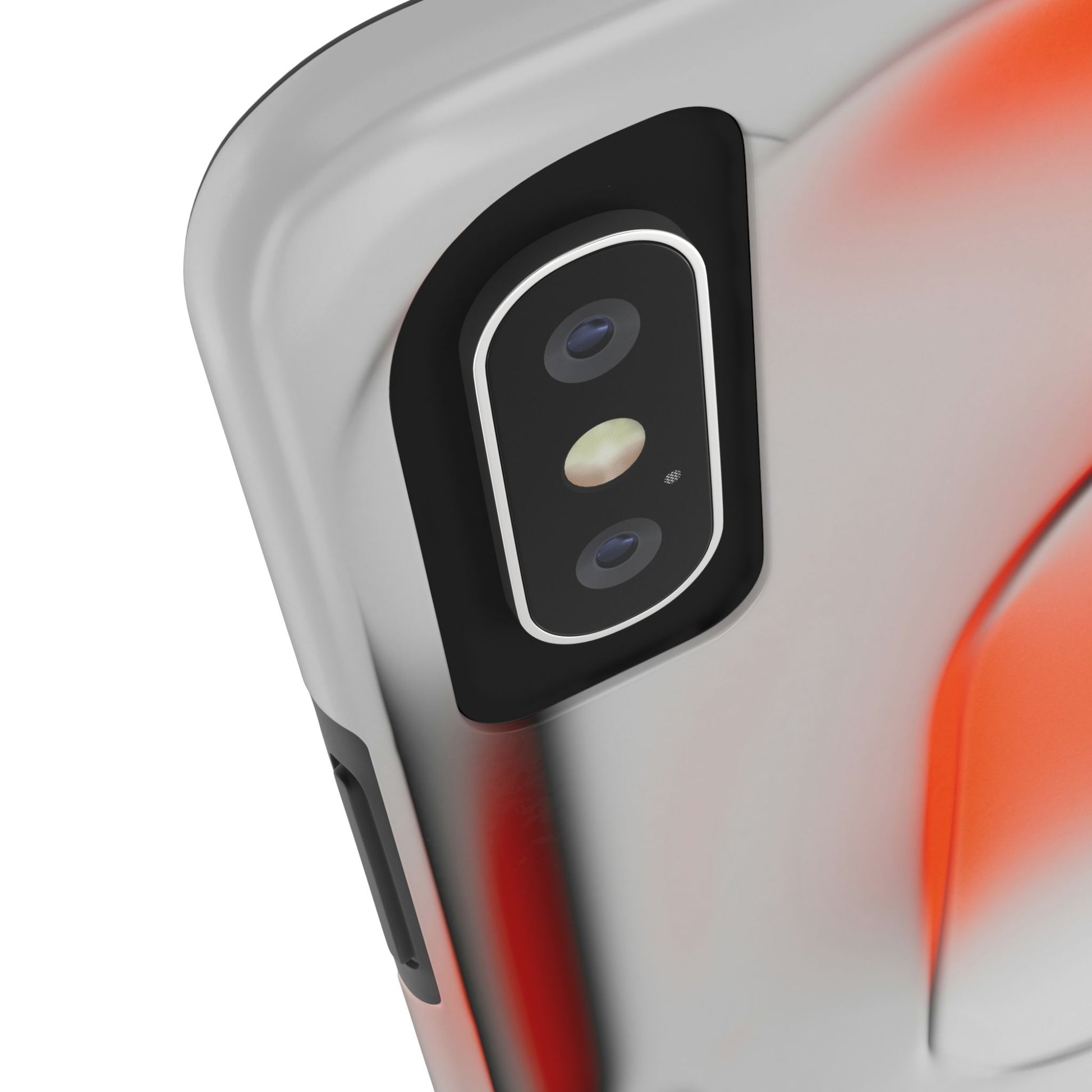 Sleek Abstract Red & Black Tough iPhone Case - CaseBud