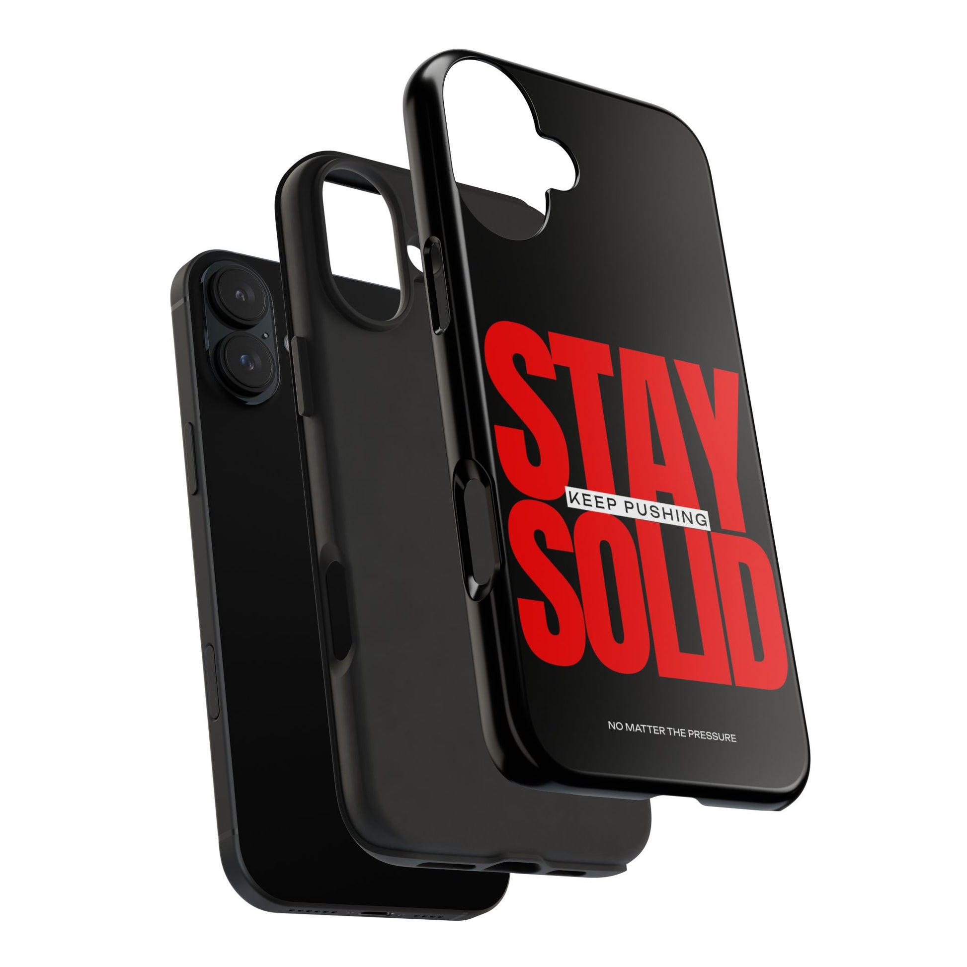 “Stay Solid” Motivational Tough iPhone Case - CaseBud