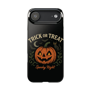 Halloween Trick or Treat Slim iPhone Case