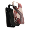 Sleek Red Minimalist Impact-Resistant iPhone Case - CaseBud