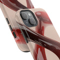 Sleek Red Minimalist Impact-Resistant iPhone Case - CaseBud