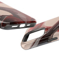 Sleek Red Minimalist Impact-Resistant iPhone Case - CaseBud