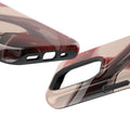 Sleek Red Minimalist Impact-Resistant iPhone Case - CaseBud
