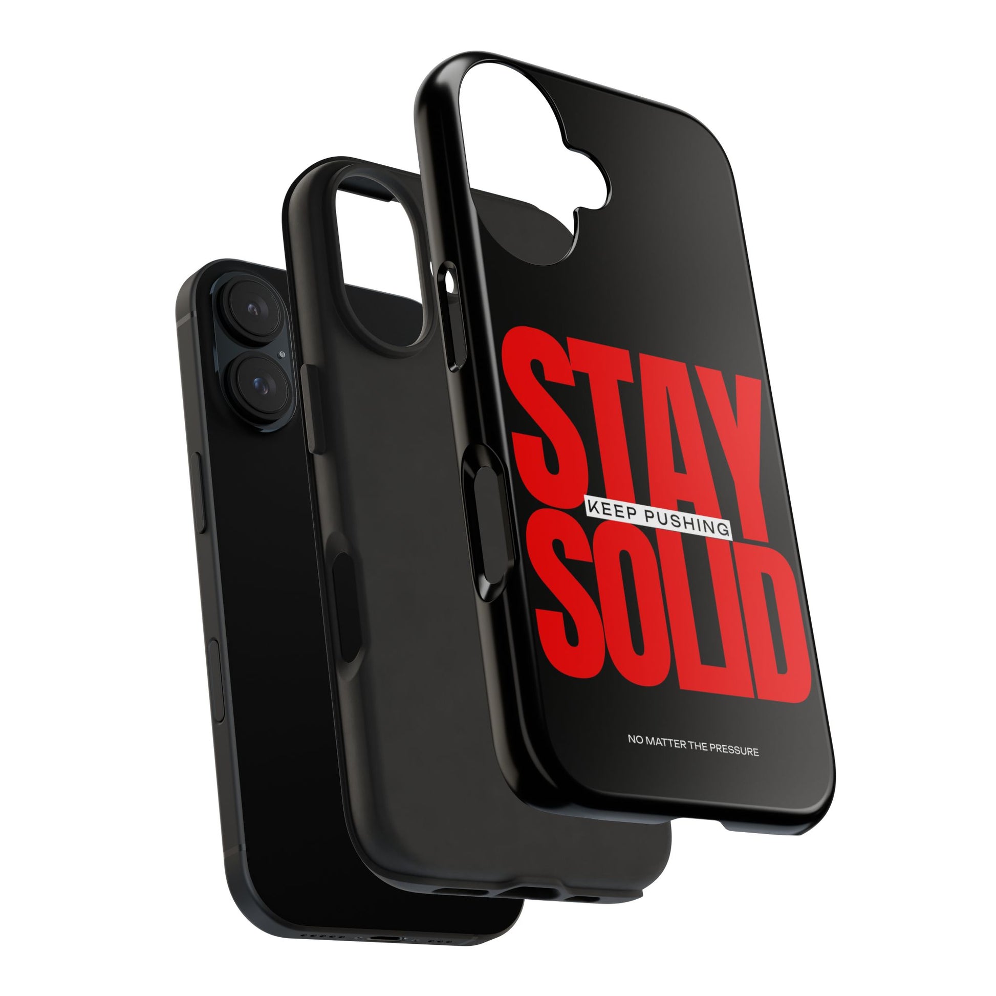 “Stay Solid” Motivational Tough iPhone Case - CaseBud
