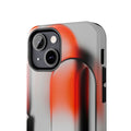 Sleek Abstract Red & Black Tough iPhone Case - CaseBud