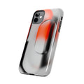 Sleek Abstract Red & Black Tough iPhone Case - CaseBud